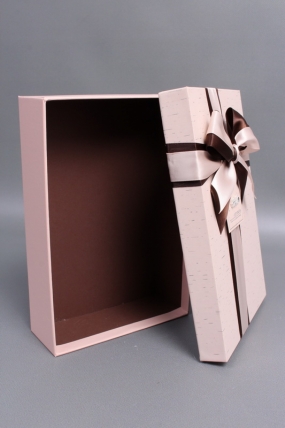 Набор коробок подарочных из 3шт - 33,5*25*11,5, 29*21*9, 24,5*17*6,5 см, светло-розовый 7423М