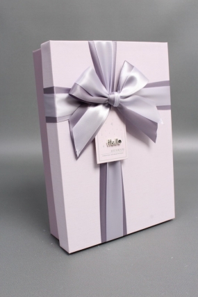 Набор коробок подарочных из 3шт - 33,5*25*11,5, 29*21*9, 24,5*17*6,5 см, светло-сиреневый 7430М