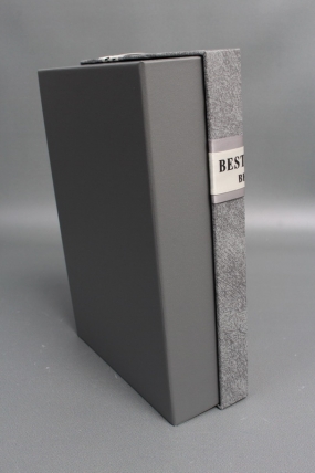 Набор коробок подарочных из 3шт - 33,5*25*11,5, 29*21*9, 24,5*17*6,5 см, св.серый 7645М