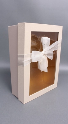 Набор коробок подарочных с бантиком из 3шт - 33,5*25*11,5, 29*21*9, 24,5*17*6,5, светло-розовый 6341