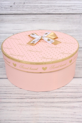Набор коробок "Sweet heart" 3 шт, 28.3*25*11.3H; 24*21*10H; 18.8*16.5*8.3, розовый 0618Н