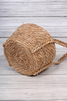 Набор корзин плетеных (рогоз) из 3шт, 30x30x16x35см, 26x26x14,5x32см, 22x22x13x29см,  9595М