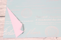 Набор пленки "Wonderful", 58*58/10л, голубой 3841Н