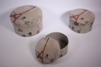 набор подарочных коробок из 3шт (круг)