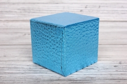 Набор подарочных коробок из 10шт - КУБ  "Синий" 26,5*26,5*26,5см  SY601-BLUE