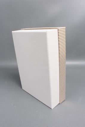 Набор подарочных коробок из 10шт - Прямоугольник белый  36*26*10  В1144