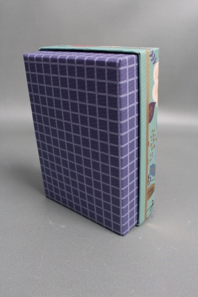 Набор подарочных коробок из 10шт - Прямоугольник Цветы 36*26*10  К116А