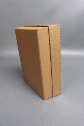 Набор подарочных коробок из 10шт - Прямоугольник Горох на крафте  36*26*10  В1142