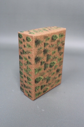 Набор подарочных коробок из 10шт - Прямоугольник НГ Ягодки на крафте 37*27*11  N2505