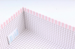 Набор подарочных коробок из 3шт - Прямоугольник полоска/горохК732
