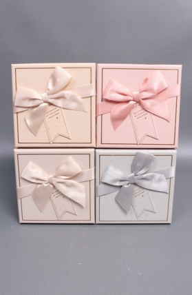 Набор подарочных коробок из 4шт ассорти 11,5*11,5*12,5,   6396М