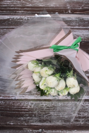 Пакет прозрачный "Thank you", 36*20*45см, 30шт/уп, розовый 0338Н