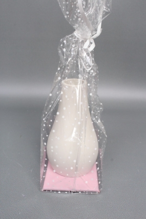 Пакет с жестким дном с белым рис. №1 (7*11*40) (12шт в уп)  Пк01-00-0000