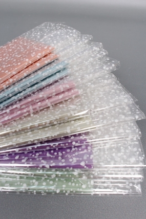 Пакет с жестким дном с белым рис. №1 (7*11*40) (12шт в уп)  Пк01-00-0000