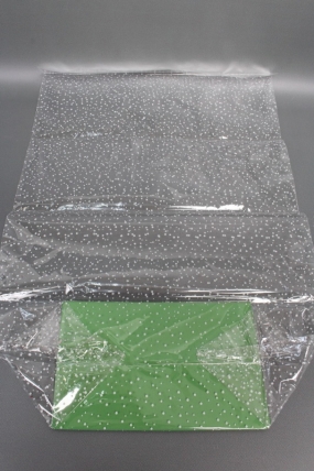 Пакет с жестким дном с белым рис. №3  ( 14*22*63) (12шт в уп)  Пк03-00-0000