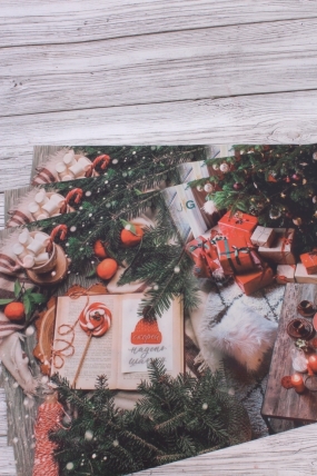 Плёнка дизайнерская, 50*70см/10л. "Cristmas Eve" 3691 Н