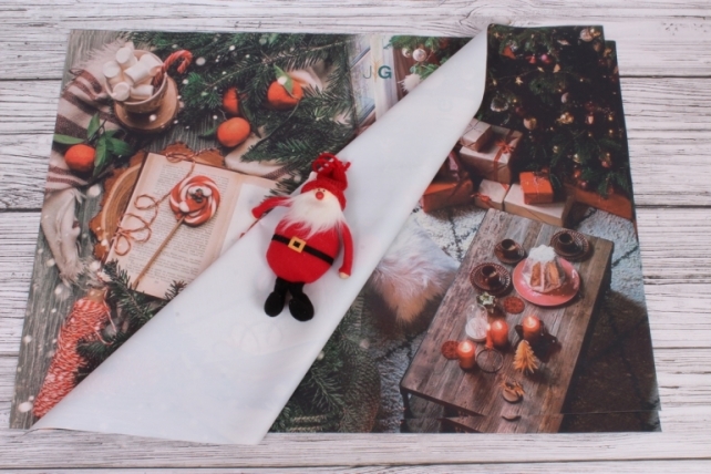 Плёнка дизайнерская, 50*70см/10л. "Cristmas Eve" 3691 Н