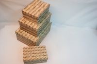 подарочные коробки - (набор из 10шт) прямоуг. канаты  37х29х16см sy605-559