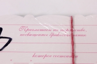 приглашение на свадьбу "молодожены с малиновыми пионами" (20 шт в упаковке), 098.584