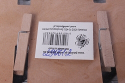 Прищепка табличка домик 6х5,5 см   (4шт в уп) 9DY7007 9868