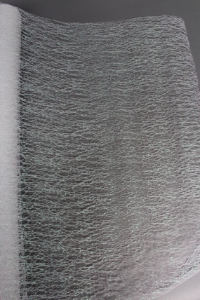 Сетка Крошет перламутр "Паутинка", белый  1514Н