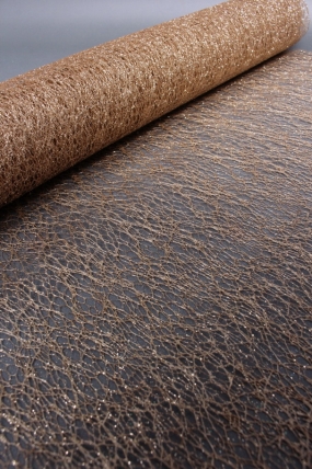 Сетка Крошет перламутр "Паутинка", бронзa  1507Н