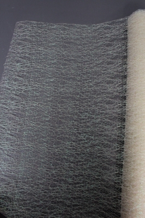 Сетка Крошет перламутр "Паутинка", крем  1521H