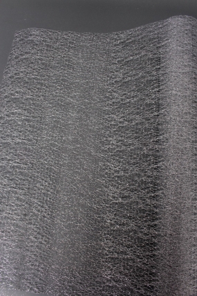 Сетка Крошет перламутр "Паутинка", серебро  1484H