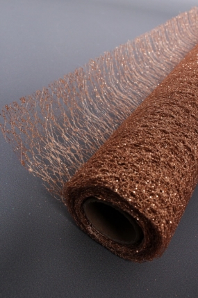 Сетка Крошет перламутр "Паутинка", золото  1545H