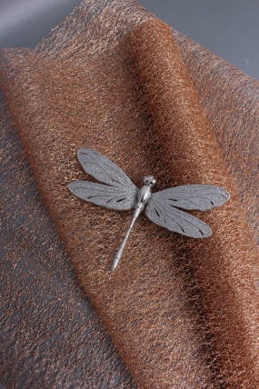 Сетка Крошет перламутр "Паутинка", золото  1545H