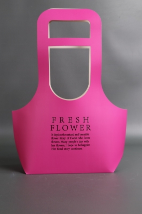 Сумка для цветов 22*40*10см фуксия (10шт/уп) М502