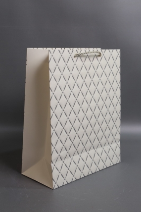 Сумка Люкс Алмазный узор  26*32*12 белый   L574