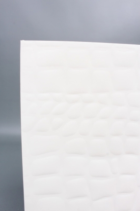 Сумка ЛЮКС белая кожа лак 40*30*12  L197