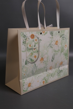 Сумка Люкс Цветочное кружево  32*25*12 кремовый L209 Цена за 1шт