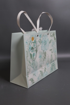 Сумка Люкс Цветочное кружево  32*25*12 мята L209 Цена за 1шт