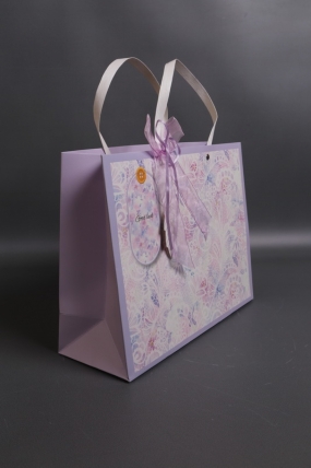 Сумка Люкс Цветочное кружево  32*25*12 сирень L209 Цена за 1шт