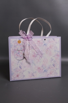 Сумка Люкс Цветочное кружево  32*25*12 сирень L209 Цена за 1шт