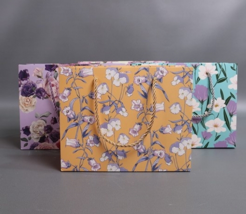 Сумка Люкс Цветы с бантом  20*25*10  L257  Цена за 1шт