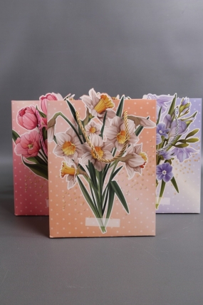 Сумка Люкс Цветы весны  18*23*10   L990 Цена за 1шт