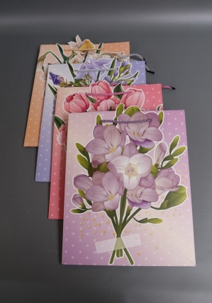 Сумка Люкс Цветы весны  32*26*12   L991 Цена за 1шт