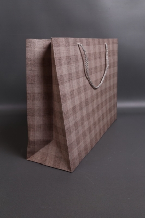 Сумка Люкс Клетка бежевая 47*35*15  L211  Цена за 1шт