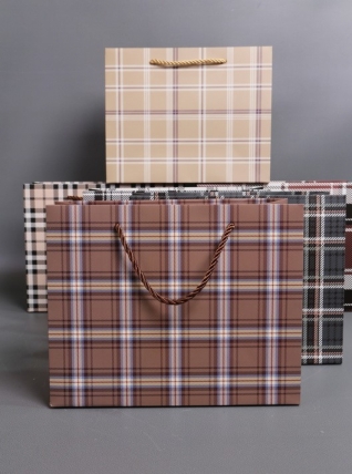 Сумка Люкс Клетка микс  18*23*10   L997 Цена за 1шт