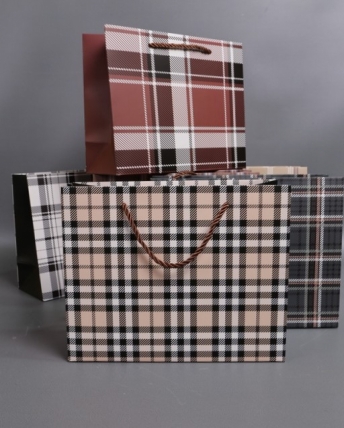 Сумка Люкс Клетка микс  18*23*10   L997 Цена за 1шт