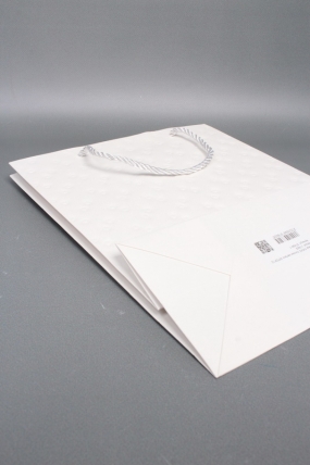 Сумка ЛЮКС Кнопки металл 26*32*12 белый  L1992