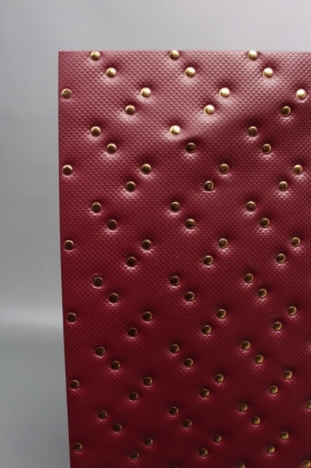 Сумка ЛЮКС Кнопки металл 50*40*15 бордо  L1994