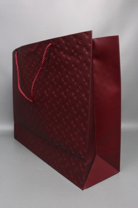 Сумка ЛЮКС Кнопки металл 50*40*15 бордо  L1994