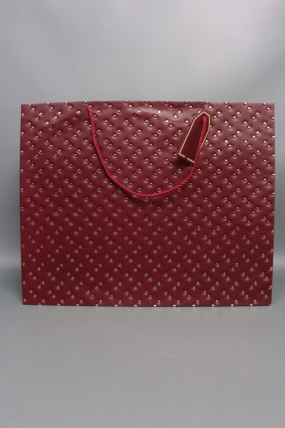 Сумка ЛЮКС Кнопки металл 50*40*15 бордо  L1994