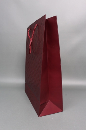 Сумка ЛЮКС Кнопки металл 31*42*12 бордо  L1993