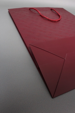 Сумка ЛЮКС Кнопки металл 31*42*12 бордо  L1993