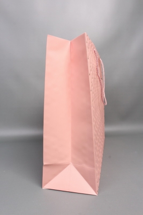 Сумка ЛЮКС Кнопки металл 50*40*15 розовый  L1994